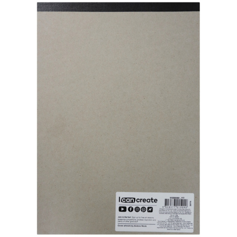 Blok Szkicownik Czarny Mont Marte A4 25ARK, 140gsm Blok Szkicownik Czarny Mont Marte A4 25ARK, 140gsm
