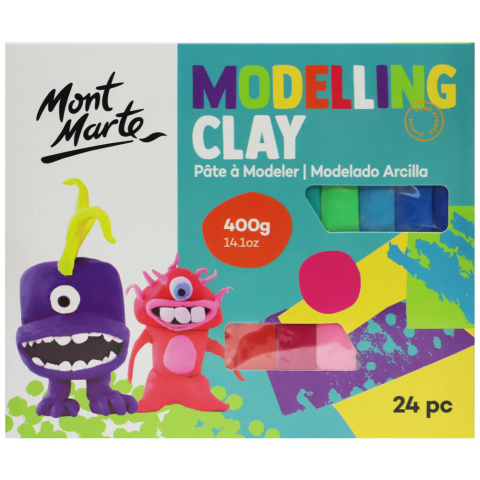 Modelina Glina Modelarska Kids Mont Marte 24SZT Modelina Glina Modelarska Kids Mont Marte 24SZT