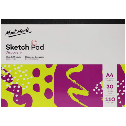 Blok Sketch Pad Mont Marte A4 30 Stron, 110gsm Blok Sketch Pad Mont Marte A4 30 Stron, 110gsm