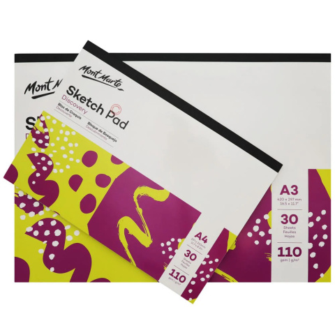 Blok Sketch Pad Mont Marte A4 30 Stron, 110gsm Blok Sketch Pad Mont Marte A4 30 Stron, 110gsm
