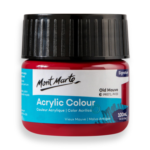 Farba Akrylowa Signature Mont Marte 100ML Old Mauve Farba Akrylowa Signature Mont Marte 100ML Old Mauve