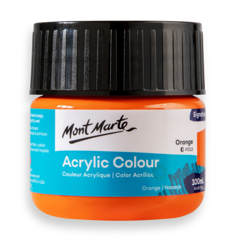 Farba Akrylowa Signature Mont Marte 100ML Orange Farba Akrylowa Signature Mont Marte 100ML Orange
