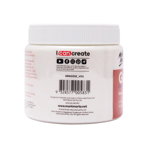 Gesso Białe Mont Marte 500ML Gesso Białe Mont Marte 500ML