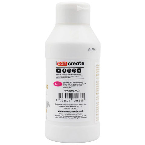 Gesso Białe Teksturowe Mont Marte 250ML Gesso Białe Teksturowe Mont Marte 250ML