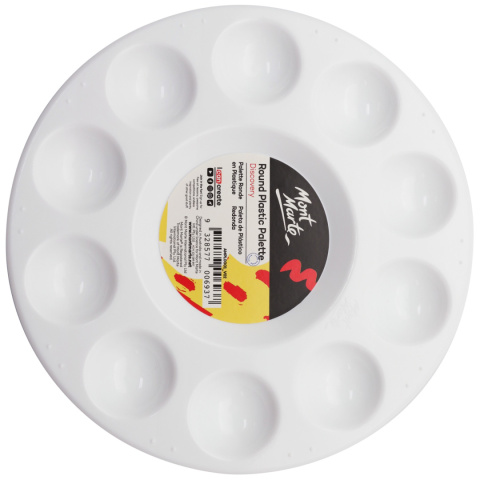 Paleta Plastikowa Mont Marte Owalna 17CM Paleta Plastikowa Mont Marte Owalna 17CM