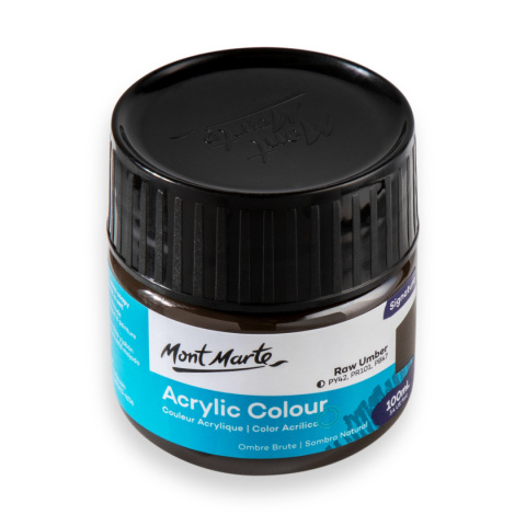 Farba Akrylowa Signature Mont Marte 100ML Raw Umber Farba Akrylowa Signature Mont Marte 100ML Raw Umber