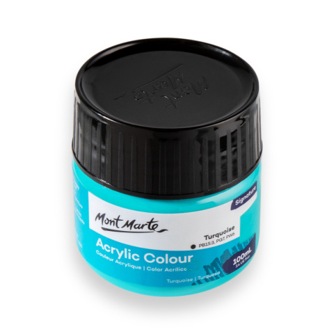 Farba Akrylowa Signature Mont Marte 100ML Turquoise Farba Akrylowa Signature Mont Marte 100ML Turquoise