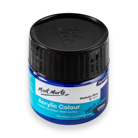 Farba Akrylowa Signature Mont Marte 100ML Phthalo Blue Farba Akrylowa Signature Mont Marte 100ML Phthalo Blue