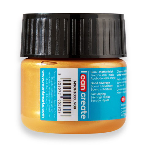 Farba Akrylowa Signature Mont Marte 100ML Gold Farba Akrylowa Signature Mont Marte 100ML Gold