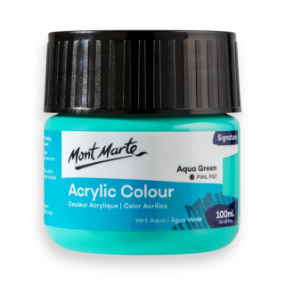 Farba Akrylowa Signature Mont Marte 100ML Aqua Green