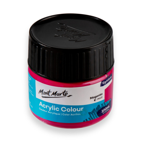 Farba Akrylowa Signature Mont Marte 100ML Magenta Farba Akrylowa Signature Mont Marte 100ML Magenta