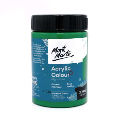 Farba Akrylowa Signature Mont Marte 300ML Monstral Green