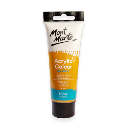 Farba Akrylowa Signature Mont Marte 75ML Yellow Ochre