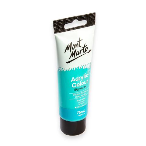 Farba Akrylowa Signature Mont Marte 75ML Turquoise Farba Akrylowa Signature Mont Marte 75ML Turquoise