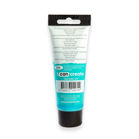Farba Akrylowa Signature Mont Marte 75ML Turquoise Farba Akrylowa Signature Mont Marte 75ML Turquoise
