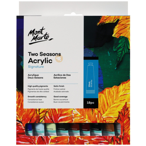 Zestaw Akryli Two Seasons Mont Marte 18x12ML Zestaw Akryli Two Seasons Mont Marte 18x12ML