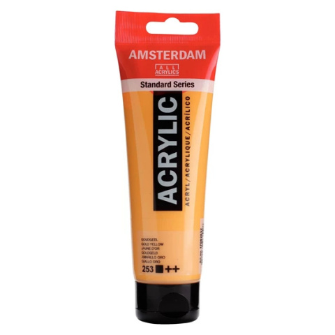 Amsterdam Standard Series Akrylowa Tuba 120 ml Gold Yellow 253