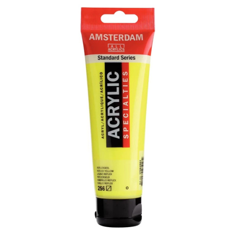 Amsterdam Standard Series Akrylowa Tuba 120 ml Reflex Yellow 256 Amsterdam Standard Series Akrylowa Tuba 120 ml Reflex Yellow 256