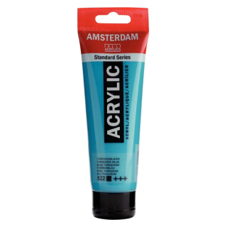 Amsterdam Standard Series Akrylowa Tuba 120 ml Turquoise Blue 522