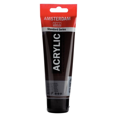 Amsterdam Standard Series Akrylowa Tuba 120 ml Vandyke Brown 403 Amsterdam Standard Series Akrylowa Tuba 120 ml Vandyke Brown 403