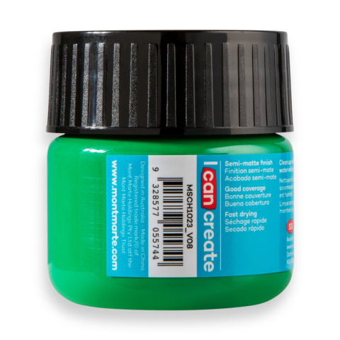 Farba Akrylowa Signature Mont Marte 100ML Medium Green Farba Akrylowa Signature Mont Marte 100ML Medium Green