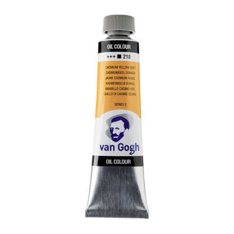 Van Gogh Oil Colour Tube Cadmium Yellow Deep 210 40 ml Van Gogh Oil Colour Tube Cadmium Yellow Deep 210 40 ml