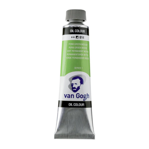 Van Gogh Oil Colour Permanent Green Medium 614 40 ml