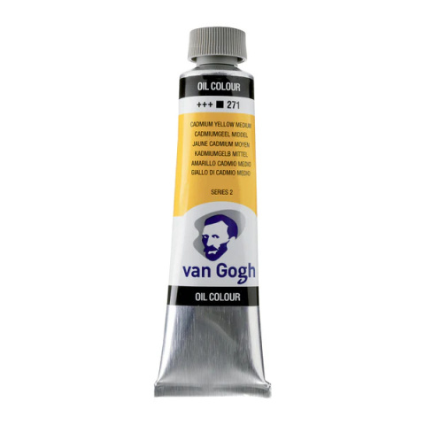 Van Gogh Oil Colour Tube Cadmium Yellow Medium 271 40 ml Van Gogh Oil Colour Tube Cadmium Yellow Medium 271 40 ml