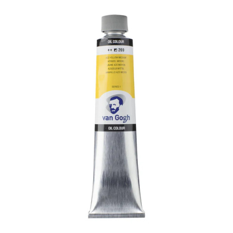 Van Gogh Oil Colour Tube Azo Yellow Medium 269 200 ml