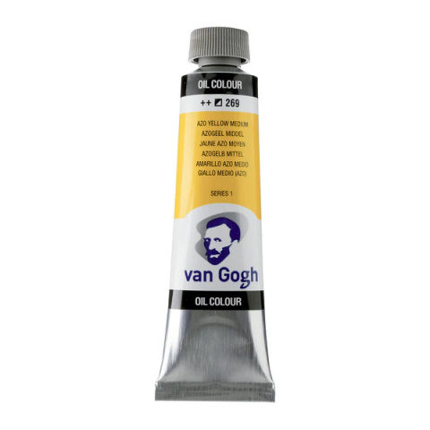 Van Gogh Oil Colour Tube Azo Yellow Medium 269 40 ml Van Gogh Oil Colour Tube Azo Yellow Medium 269 40 ml