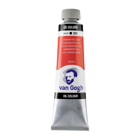 Van Gogh Oil Colour Tube Cadmium Red Light 303 40 ml Van Gogh Oil Colour Tube Cadmium Red Light 303 40 ml