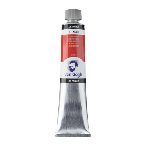 Van Gogh Oil Colour Tube Azo Red Medium 393 200 ml Van Gogh Oil Colour Tube Azo Red Medium 393 200 ml