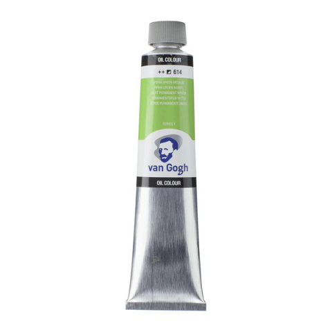 Van Gogh Oil Colour Tube Permanent Green Medium 614 200 ml Van Gogh Oil Colour Tube Permanent Green Medium 614 200 ml