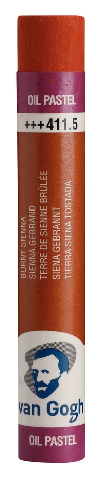 Van Gogh Oil Pastel Burnt Sienna 411.5 Van Gogh Oil Pastel Burnt Sienna 411.5