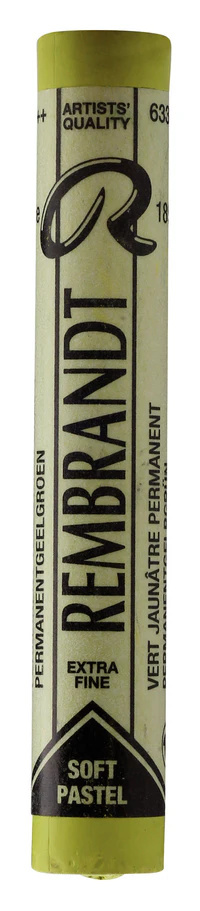 Rembrandt Soft Pastel Permanent Yellowish Green 633.5 Rembrandt Soft Pastel Permanent Yellowish Green 633.5